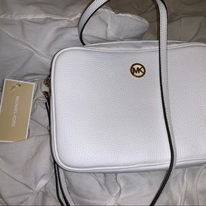 Michael Kors White Crossbody Bag